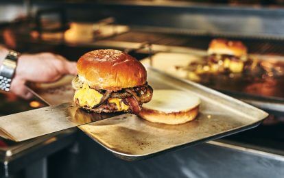 Perfect burger patty